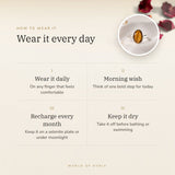 How to wear your Tiger Eye Ring – daily wear, morning wish, recharge on selenite or moonlight