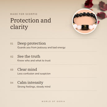 Scorpio Zodiac Bracelet benefits – World of Oorja