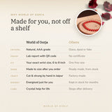 Why World of Oorja – Red Coral Bracelet made for you, finished by hand in Jaipur