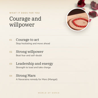 Red Coral Bracelet benefits – World of Oorja
