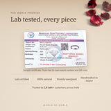 Sagittarius Zodiac Bracelet lab certificate with QR code – The Oorja promise