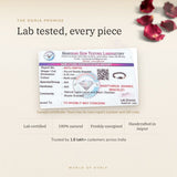 Sagittarius Zodiac Bracelet lab certificate with QR code – The Oorja promise