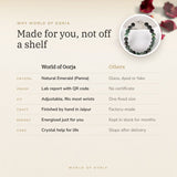 Why World of Oorja – Emerald Silver Bracelet (Panna) made for you, finished by hand in Jaipur