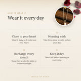 How to wear your Pearl (Moti) Pendant – daily wear, morning wish, recharge on selenite or moonlight