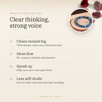 Blue Apatite Bracelet benefits – World of Oorja