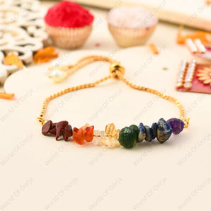 7 Chakra Chain Rakhi WorldOfOorja