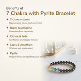 Benefits of 7 Chakra with Pyrite Bracelet – World of Oorja