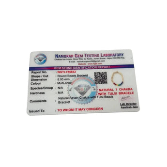 7 chakra with Tulsi Beads - WorldOfOorja