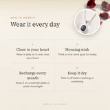 How to wear your Blue Sapphire (Neelam) Pendant – daily wear, morning wish, recharge on selenite or moonlight