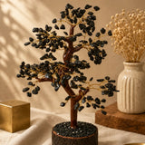 Black Tourmaline Crystal Tree – Protection & Grounding – view 2