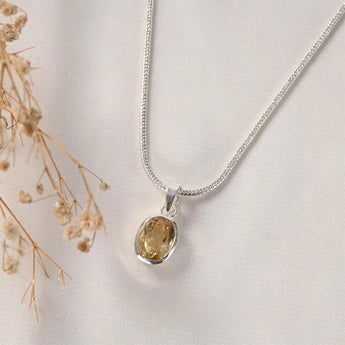 Citrine Pendant – Abundance & Positivity – World of Oorja
