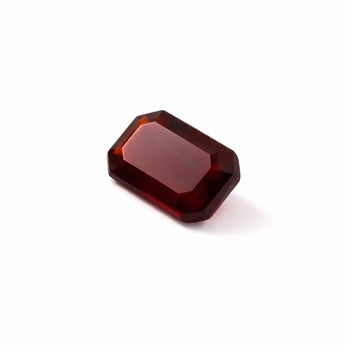 Natural Gomed Hessonite 5.78 carat 6.3 ratti rectangle faceted cut certified gemstone