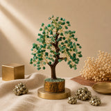 Green Aventurine Crystal Tree – Luck & Opportunity – view 2