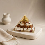 Laxmi Pyramid with Shree Yantra and Gomti Chakra – inside the Shubh Labh Prosperity Gift Box