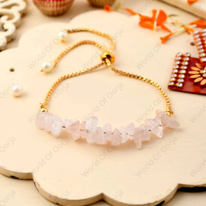 Love and Happiness Chain Rakhi WorldOfOorja