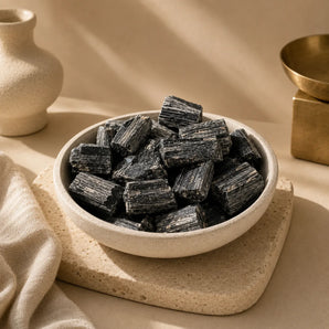 Raw Black Tourmaline Cluster – Protection & Grounding
