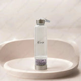 Amethyst Crystal Infused Water Bottle - WorldOfOorja