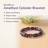 Benefits of Amethyst Cylinder Bracelet – World of Oorja
