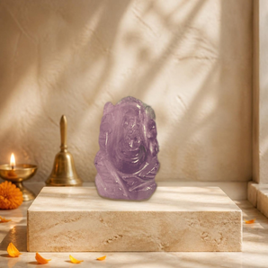Amethyst Ganesh Ji Murti - WorldOfOorja