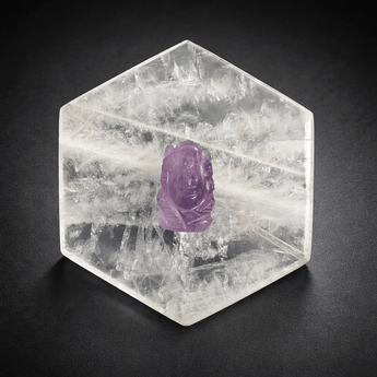 Amethyst Ganesh Ji Murti - WorldOfOorja