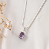 Amethyst Pendant – Calm, Sleep & Intuition – World of Oorja (image 6)