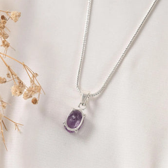 Amethyst Pendant – Calm, Sleep & Intuition – World of Oorja (image 6)