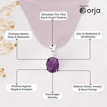 Amethyst Pendant - WorldOfOorja