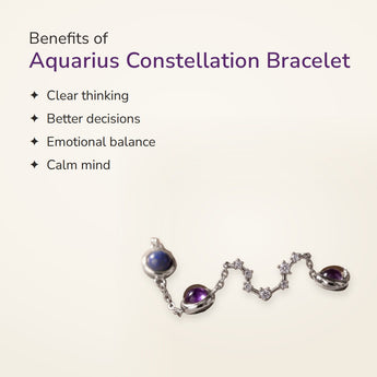 Benefits of Aquarius Constellation Bracelet – World of Oorja