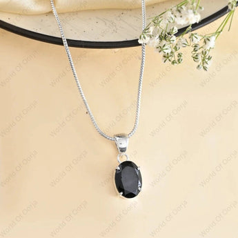 Black Tourmaline Pendant - WorldOfOorja