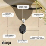 Black Tourmaline Pendant - WorldOfOorja