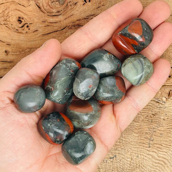 Bloodstone Tumble Stones - WorldOfOorja