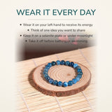 How to wear your Blue Apatite Bracelet