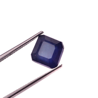 Blue Sapphire (Neelam) (6.41 Carat, 6.98 Ratti) - WorldOfOorja