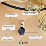 Blue Sapphire (neelam) Pendant - WorldOfOorja