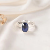 Blue Sapphire (Neelam) Ring – Shani Ratna for Saturn, Career & Discipline – image 1