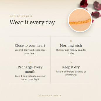 How to wear your Citrine Necklace – daily wear, recharge on selenite or moonlight