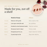 Why World of Oorja – Clear Quartz & Rudraksha Mala made for you, handcrafted in Jaipur