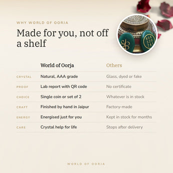 Why World of Oorja – Green Jade Zibu Coin