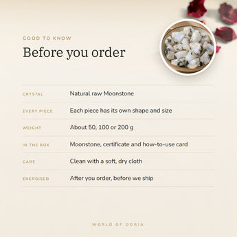 Raw Moonstone – good to know before you order