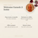 Red Jasper Ganesh Ji Murti (282 g) – welcome ganesh ji home, how to use and where to keep it