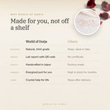 Why World of Oorja – Rose Quartz Studs made for you, handcrafted in Jaipur