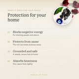 Black Tourmaline Cubes Hanging benefits – World of Oorja