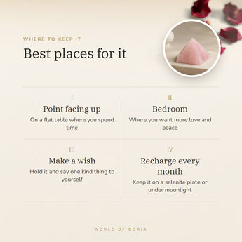 Rose Quartz Pyramid – best places for it, how to use and where to keep it
