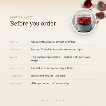 Carnelian Water Bottle – good to know before you order
