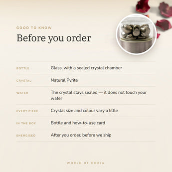Pyrite Water Bottle – good to know before you order