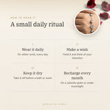 How to wear your Mulank 6 Venus Charm Bracelet – daily ritual, recharge on selenite or moonlight