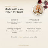The Oorja promise – Carnelian Crystal Tree