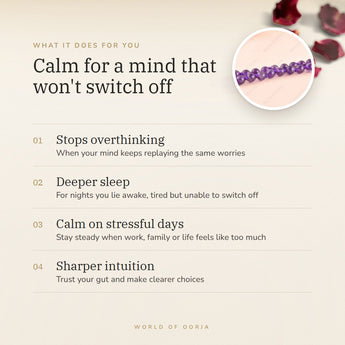 Amethyst Mala benefits – World of Oorja