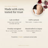 The Oorja promise โ Aquarius bracelet, lab certified
