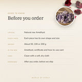 Raw Amethyst – good to know before you order